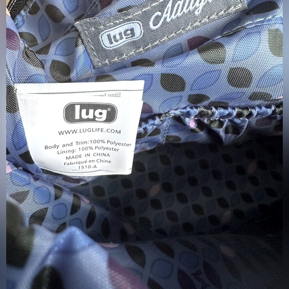 Lug 2 Pc. Bundle Blue Leaf Mambo Crossbody & Blue Leaf Adagio Crossbody Bags - Picture 7 of 16